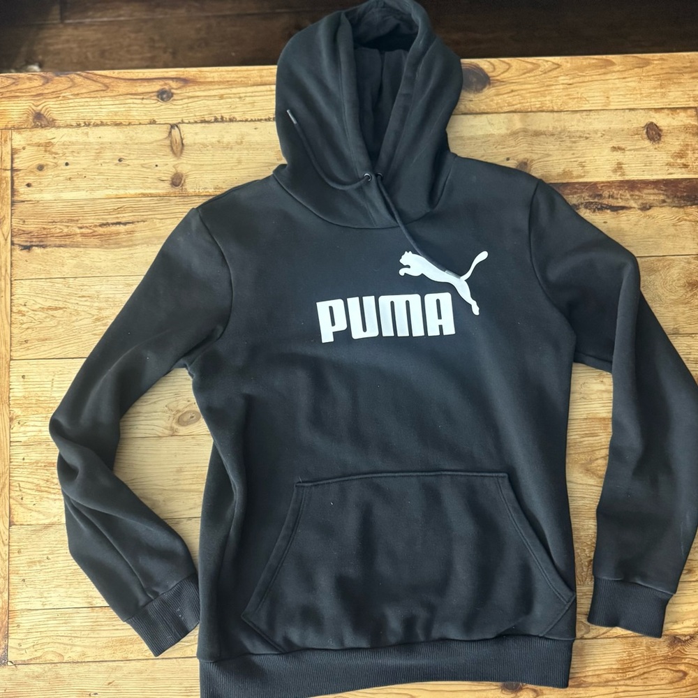 PUMA Black Hoodie Sweater for Women